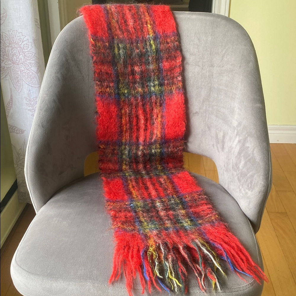 MOHAIR Vintage Tartan Scarf